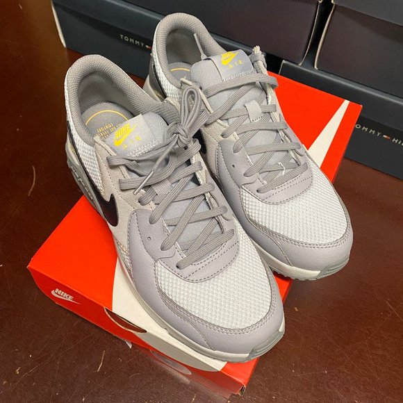 Nike Mens Gray White Air Max Excee CD4165 006 Lace Up Sneaker Shoes Size US 7